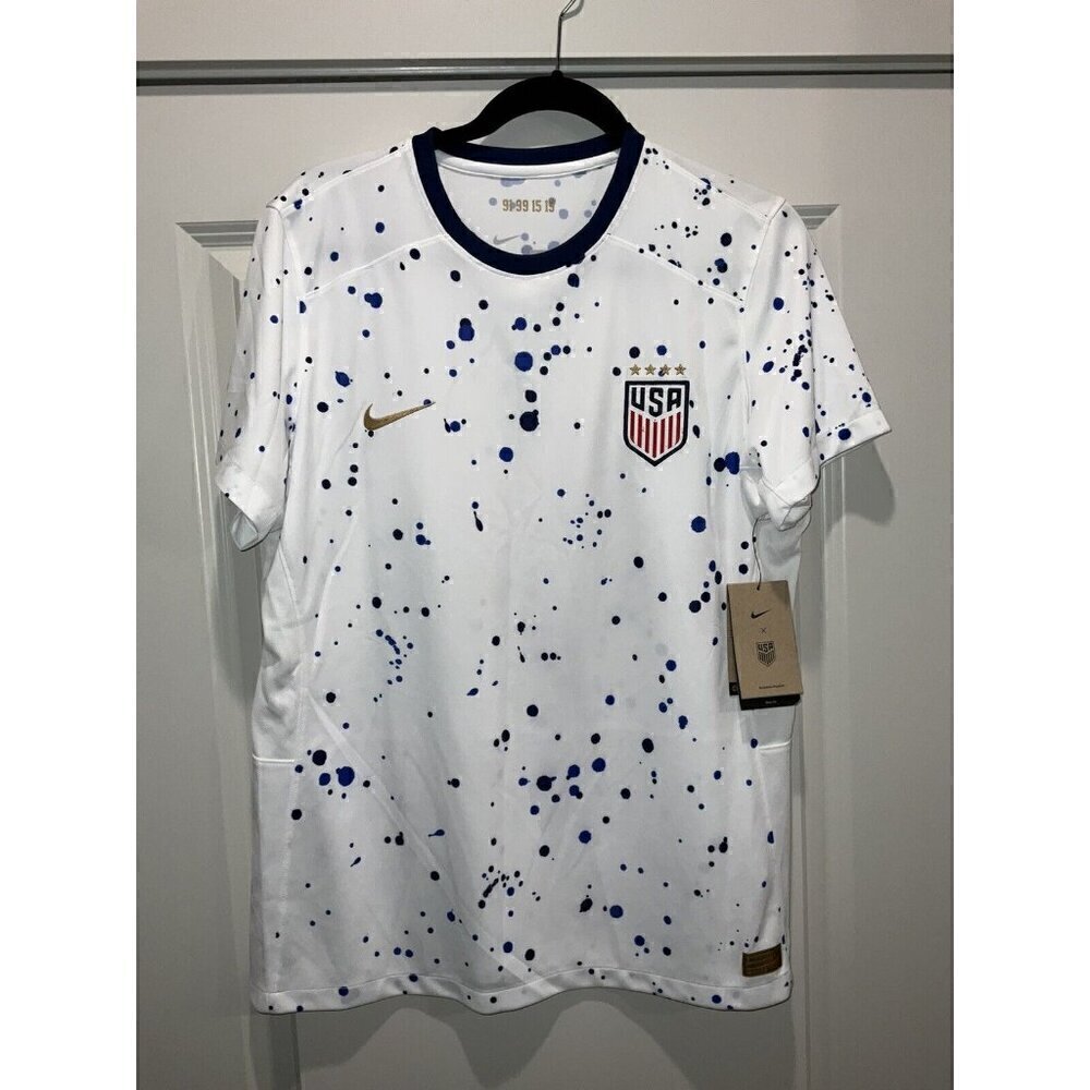 Nike‎ USA Soccer Team White Jersey Womens Sz XL DR5578-101 New